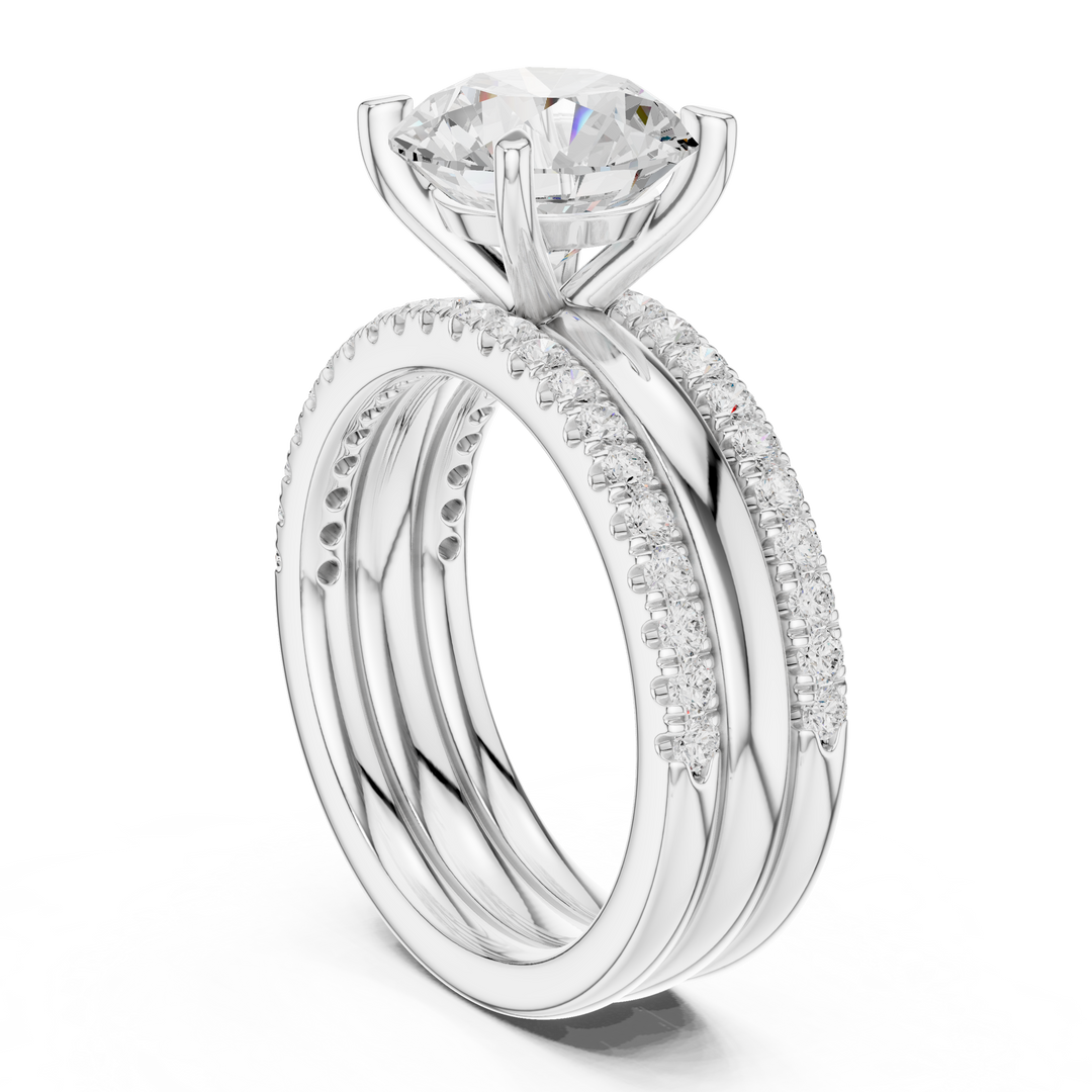 Solstice 2.85ct Round Brilliant Diamond Ring
