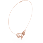 Load image into Gallery viewer, Ornate Scroll Floral Necklace — 3.01ct
