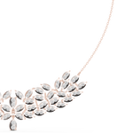 Load image into Gallery viewer, Peacock Fan Choker Necklace — 4.24ct
