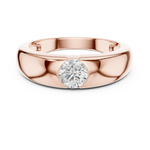 Load image into Gallery viewer, Smooth Dome Mens Ring — 0.01ct
