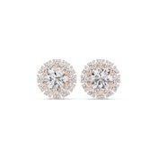 Freya Diamond Solitaire Stud Earrings
