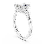 Load image into Gallery viewer, Rafaela 1.31ct Emerald Cut Diamond Ring
