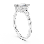 Rafaela 1.31ct Emerald Cut Diamond Ring