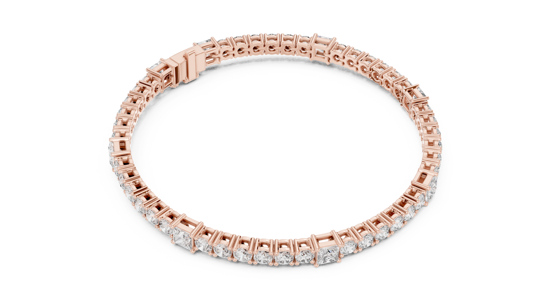 Round Princess Bracelet — 6.62ct