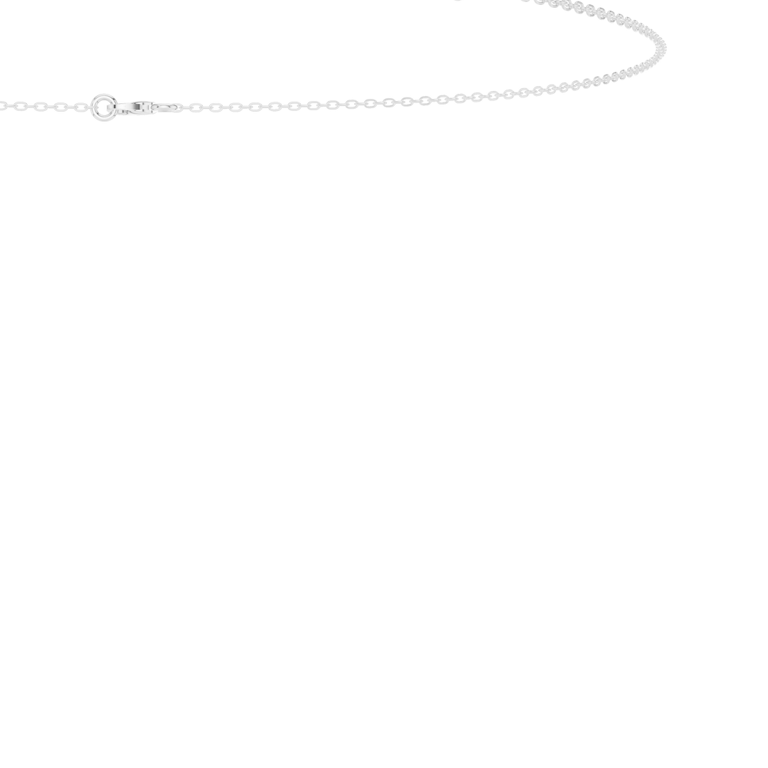 KAVYA Name Letter Necklace — 0.31ct