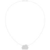 Cloud Pavé Pendant Necklace — 1.64ct