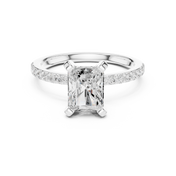 Opulent 2.00ct Radiant Cut Diamond Engagement Ring