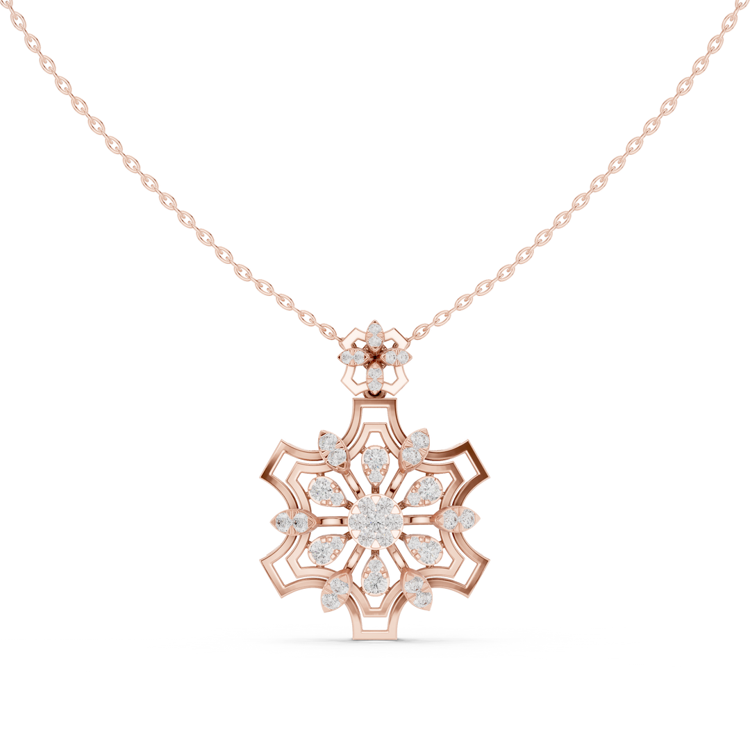 Snowflake Pendant — 0.80ct
