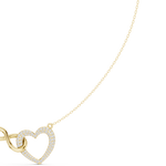 Load image into Gallery viewer, Infinity Heart Pendant Necklace — 0.88ct
