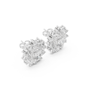 Zara Diamond Halo Stud Earrings