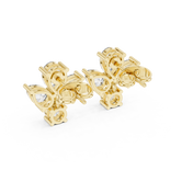 Sona Diamond Solitaire Stud Earrings