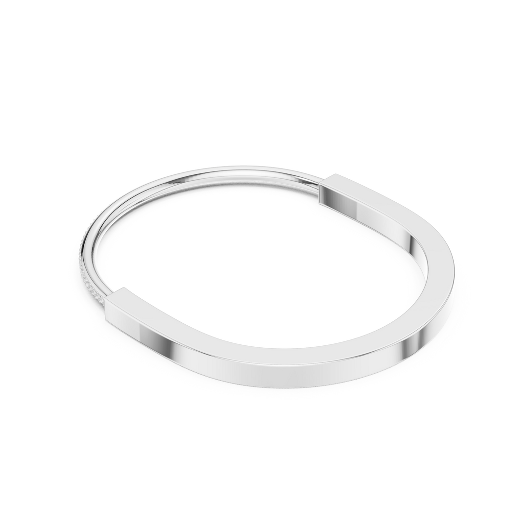 Minimalist Bangle Men's Bracelet — 0.55ct