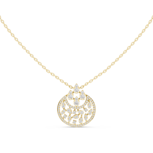 Round Mandala Pendant — 0.56ct