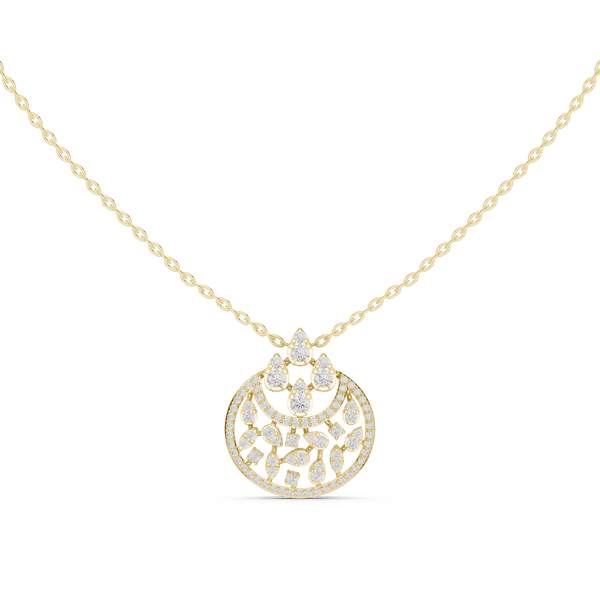 Round Mandala Pendant — 0.56ct