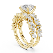 Raindrop 1.60ct Pear Shape Diamond Ring