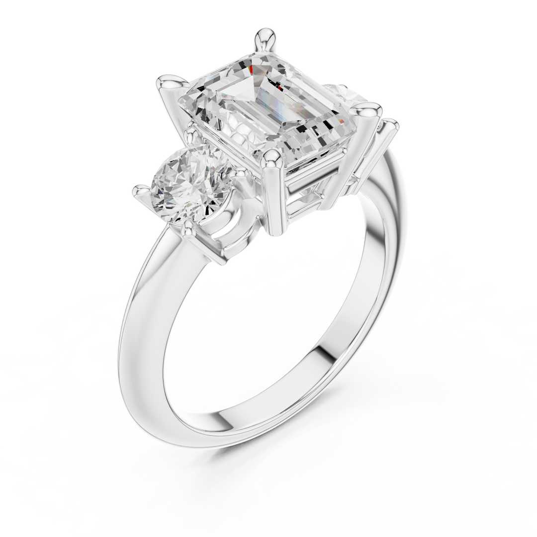 Empress 2.50ct Emerald Cut Diamond Ring