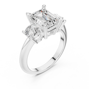 Empress 2.50ct Emerald Cut Diamond Ring