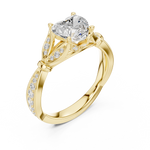 Load image into Gallery viewer, Coeur 1.42ct Heart Cut Diamond Ring
