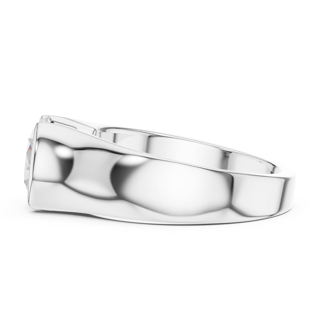 Bold Solitaire Mens Ring — 1.50ct