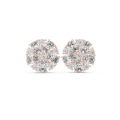 Senna Diamond Solitaire Stud Earrings