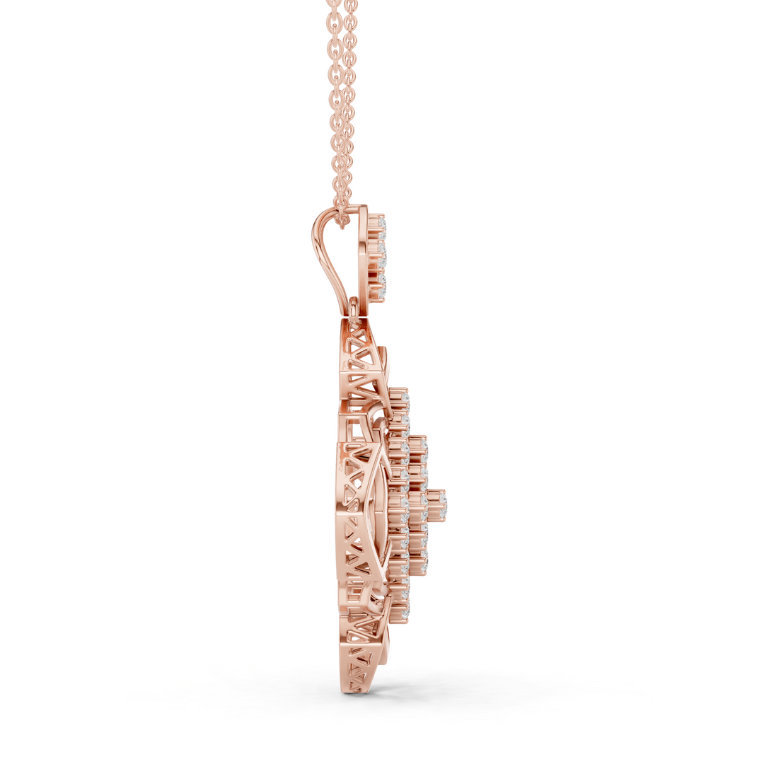 Moroccan Lattice Pendant — 1.02ct