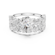 Serene 1.67ct Oval Diamond Ring