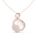 Load image into Gallery viewer, Bubble Circle Pendant — 1.16ct
