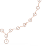 Load image into Gallery viewer, Circular Link Station Necklace — 1.47ct
