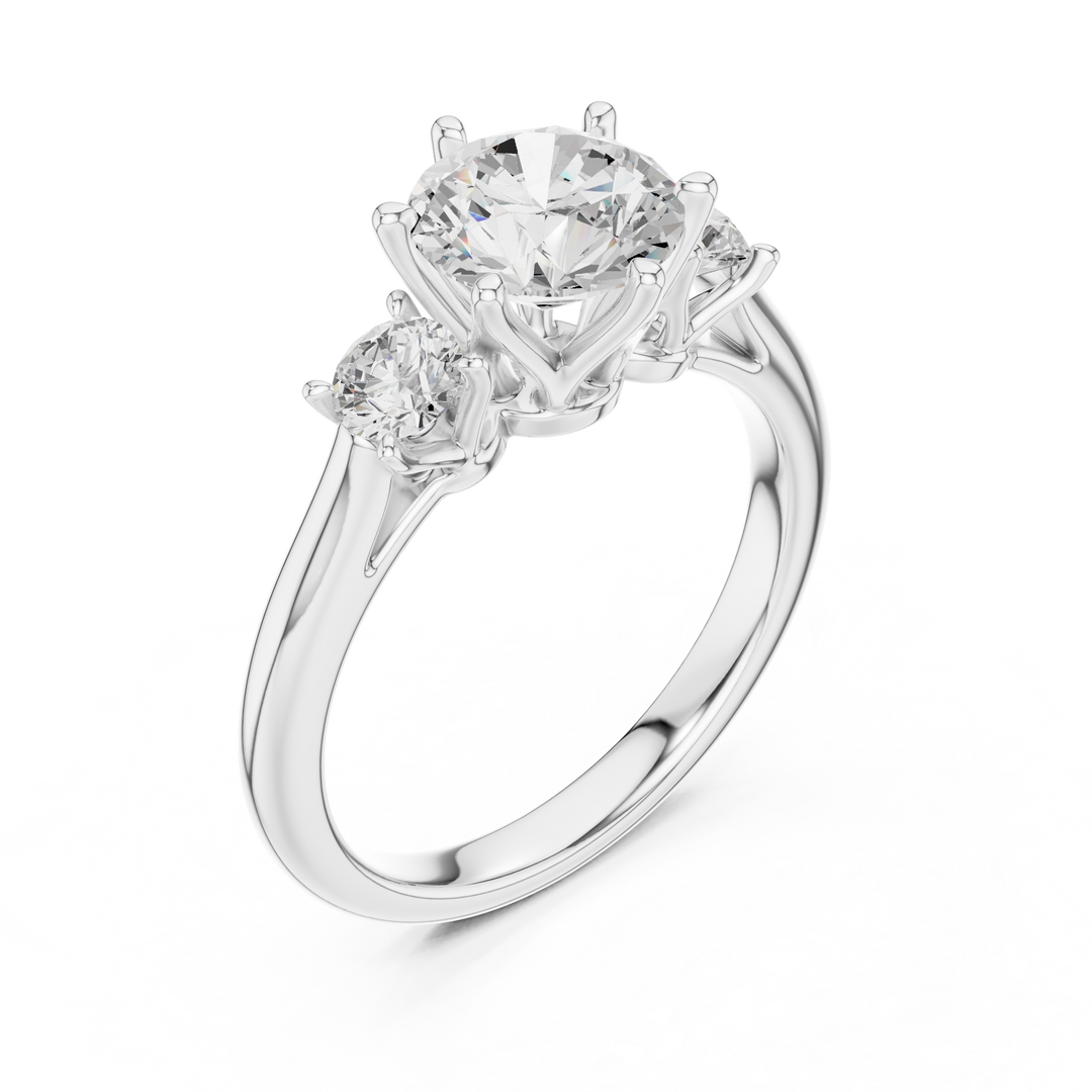 Soleil 1.50ct Round Brilliant Diamond Ring