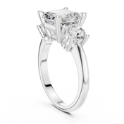 Grandeur 2.50ct Asscher Cut Diamond Engagement Ring