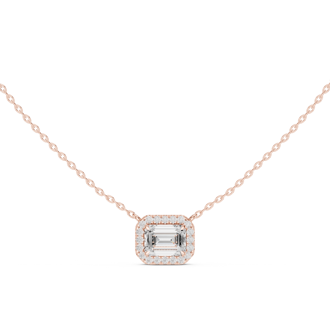 Cushion Halo Pendant — 2.24ct