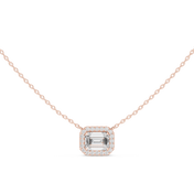 Cushion Halo Pendant — 2.24ct