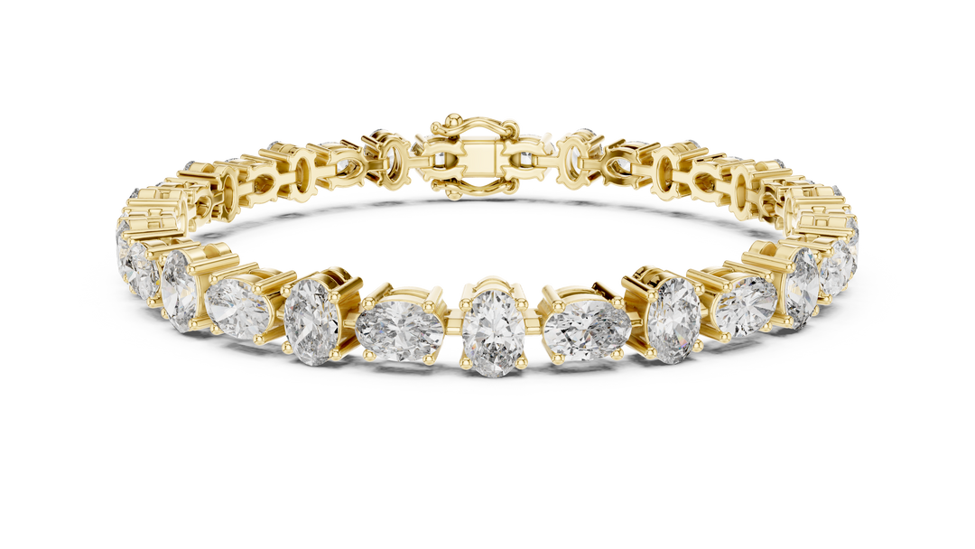Oval Tennis Bracelet — 7.71ct