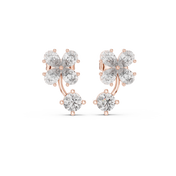 Noor Diamond Solitaire Stud Earrings