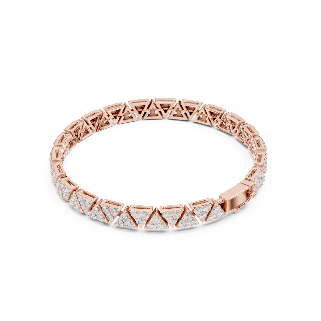 Heavy Cuban Link Men's Bracelet — 4.41ct