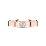 Hexagonal Halo Men's Bracelet — 1.74ct