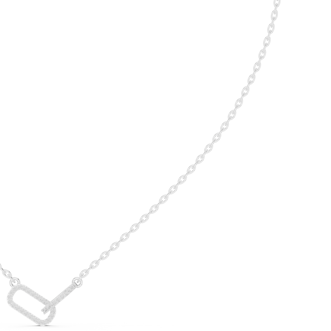 Heart and Arrow Pendant Necklace — 0.30ct