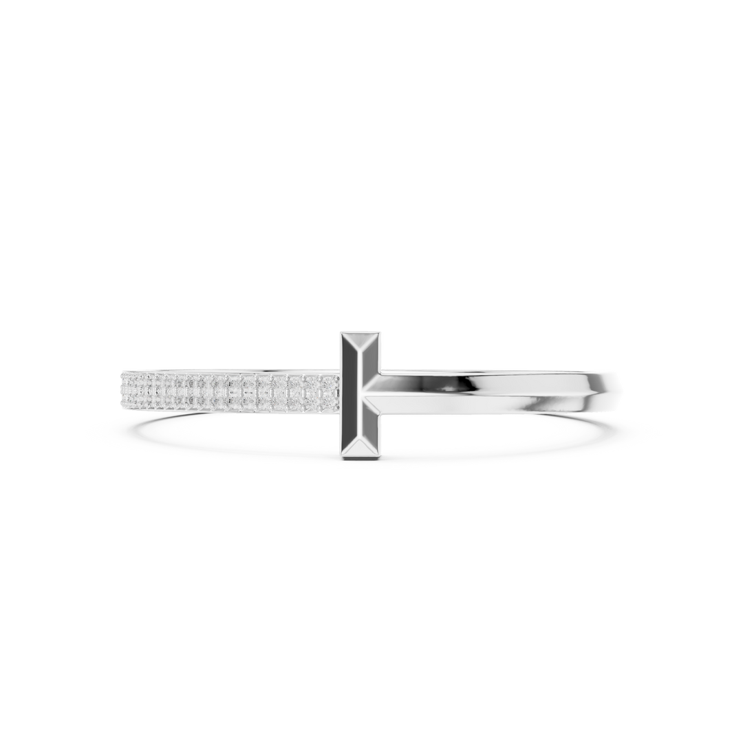 Wide Pavé Bangle Men's Bracelet — 2.58ct