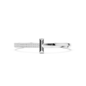 Wide Pavé Bangle Men's Bracelet — 2.58ct
