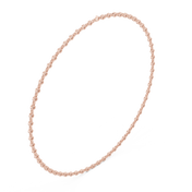 Bezel Tennis Necklace — 4.16ct