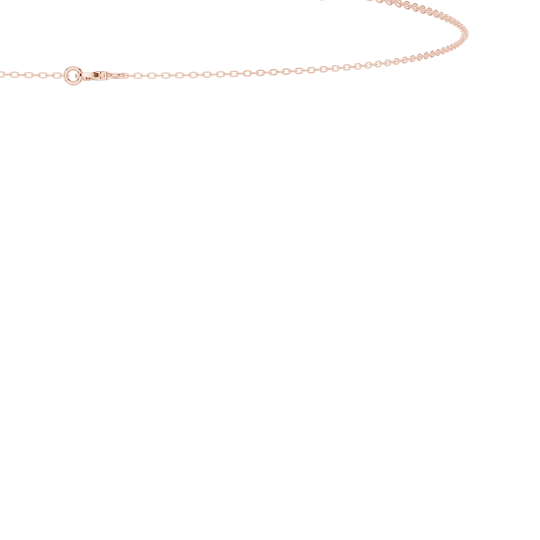 KAVYA Name Letter Necklace — 0.31ct