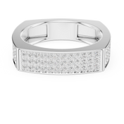 Pavé Surface Mens Ring — 0.53ct