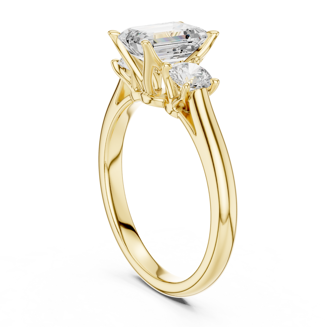 Palazzo 1.50ct Emerald Cut Diamond Ring