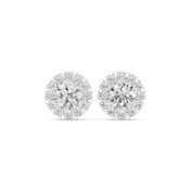 Freya Diamond Solitaire Stud Earrings