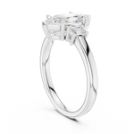 Load image into Gallery viewer, Celestia Marquise Three-Stone Diamond Engagement Ring
