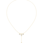 Load image into Gallery viewer, Architectural Y-Drop Necklace — 0.53ct
