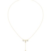 Architectural Y-Drop Necklace — 0.53ct