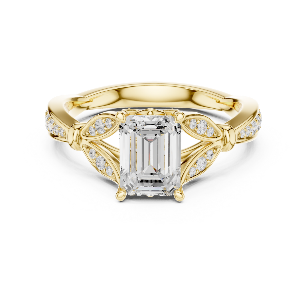 Emeraude 1.30ct Emerald Cut Diamond Ring