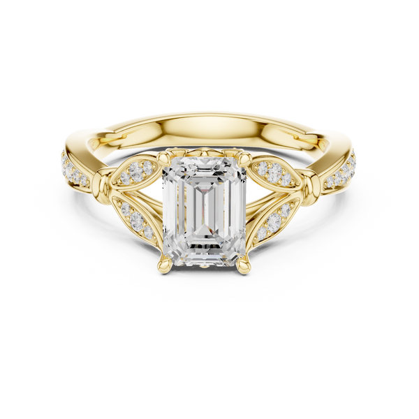 Emeraude 1.30ct Emerald Cut Diamond Ring
