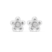 Mila Diamond Solitaire Stud Earrings